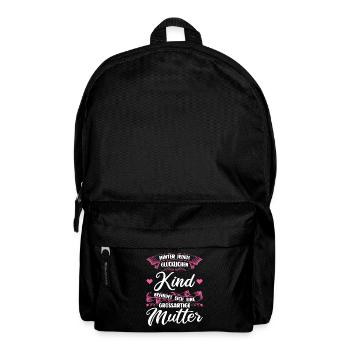 Mutter Familie Mama Geschenk - Rucksack - Schwarz - Vorne