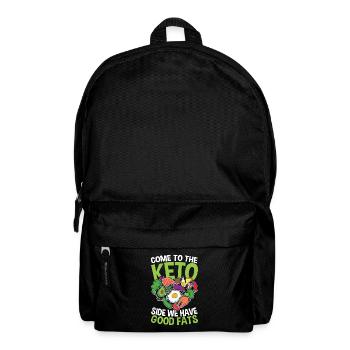 Lustiger Vegetarierer Spruch Gesunde Ernährung - Rucksack - Schwarz - Vorne