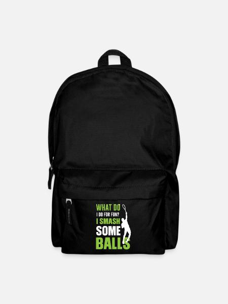 Tennis Tennis Sport Geschenk - Rucksack - Schwarz