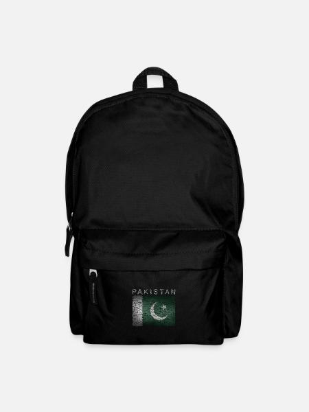Pakistan Flag - Backpack - black