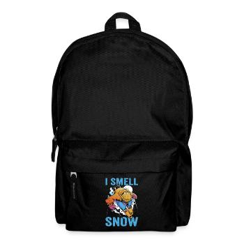 Skieur Ski alpin Descente Je sens le ski de neige - Sac à dos - noir - Devant