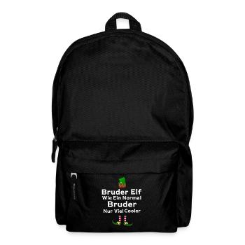 Bruder Elf Geschwister Geschenk - Rucksack - Schwarz - Vorne