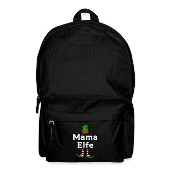 Mutter Elfe Mamas Geschenk - Rucksack - Schwarz - Vorne