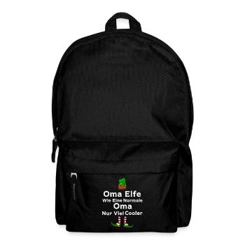 Oma Elfe Omas Geschenk - Rucksack - Schwarz - Vorne