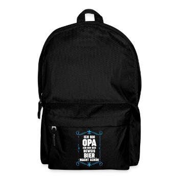 Opa Großvater Großväter Geschenk - Rucksack - Schwarz - Vorne