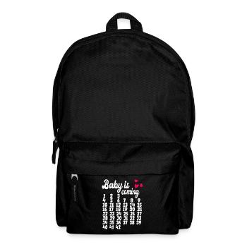 Baby is coming Entwicklung - Rucksack - Schwarz - Vorne