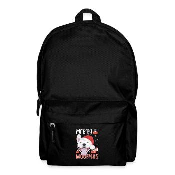 Bull Terrier Merry Christmas - Backpack - black - Front