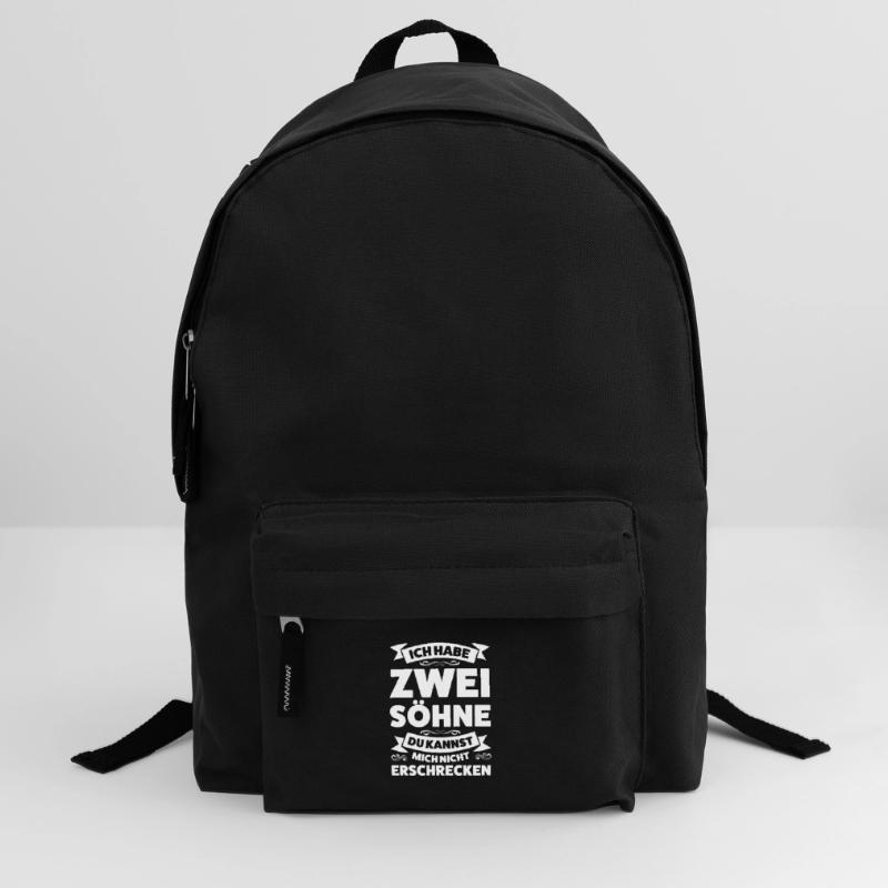 Eltern 2 Söhne Papa von 2 Söhnen Geschenk Rucksack