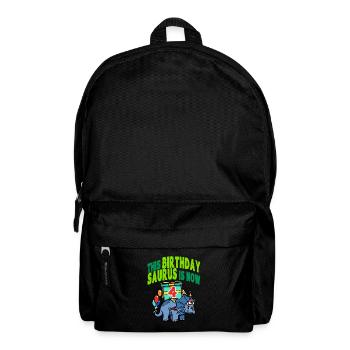 This Birthday Saurus Is Now 4 Dinosaur - Backpack - black - Front