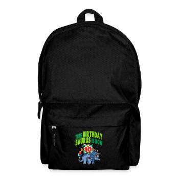 This Birthday Saurus Is Now 10 Dinosaur - Backpack - black - Front