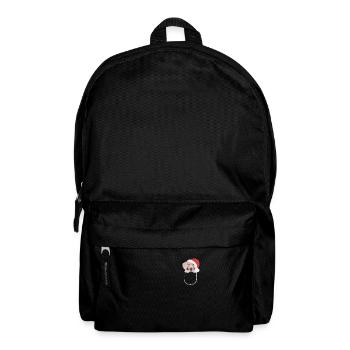 Weimaraner Frohe Weihnachten - Rucksack - Schwarz - Vorne