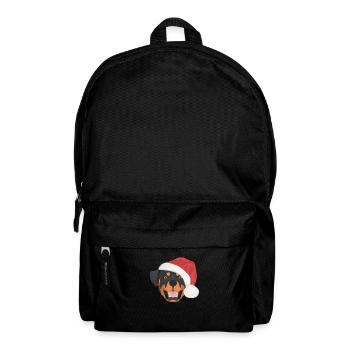 Rottweiler Merry Christmas - Backpack - black - Front