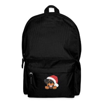 Rottweiler Merry Christmas - Backpack - black - Front