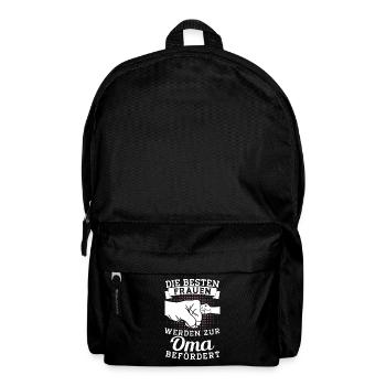 Oma Familie Omi Geschenk - Rucksack - Schwarz - Vorne