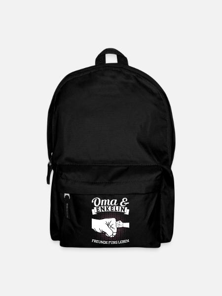 Oma & Enkelin Familie Oma Geschenk - Rucksack - Schwarz