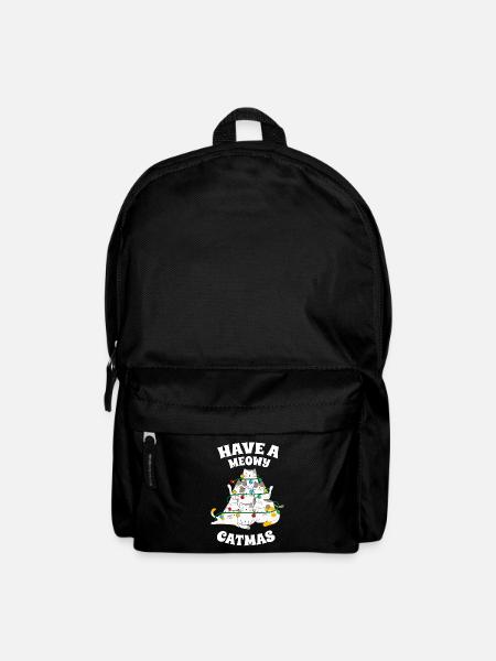 Have a Meowy Catmas Christmas Funny Santa Cats - Rucksack - Schwarz