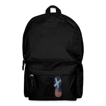 Schottland Schottische Wurzeln Geschenk - Rucksack - Schwarz - Vorne