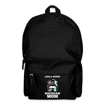 Nigerianer Nigeria Nigerianische Wurzeln Geschenk - Rucksack - Schwarz - Vorne