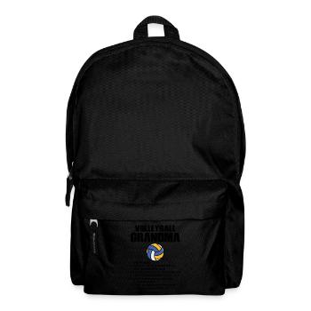 Volleyball-Oma Volleyball-Großmutter Geschenk - Rucksack - Schwarz - Vorne