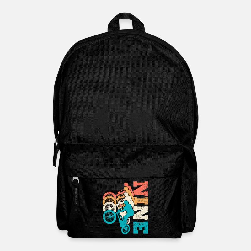 9. Geburtstag Bmx Fahrrad 9 Jahre Geschenk - Rucksack - Schwarz