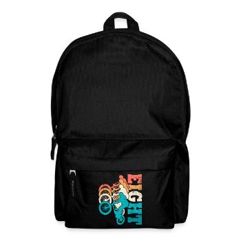 8. Geburtstag Bmx Fahrrad 8 Jahre Geschenk - Rucksack - Schwarz - Vorne