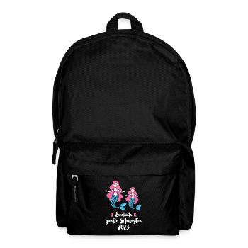 Große Schwester 2023 Meerjungfrau Grosse Schwester - Rucksack - Schwarz - Vorne