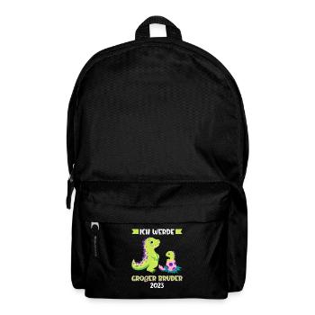 Großer Bruder 2023 Dinosaurier Grosser Bruder Gesc - Rucksack - Schwarz - Vorne