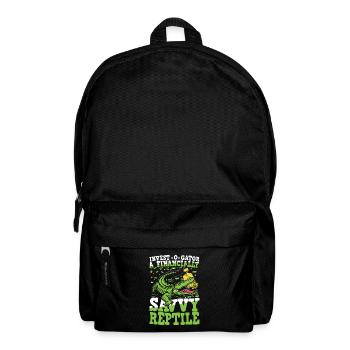 Invest-O-Gator A Financially Savvy Reptile - Rucksack - Schwarz - Vorne