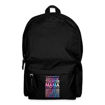 Tochter & Mutter Familie Mutter Geschenk - Rucksack - Schwarz - Vorne