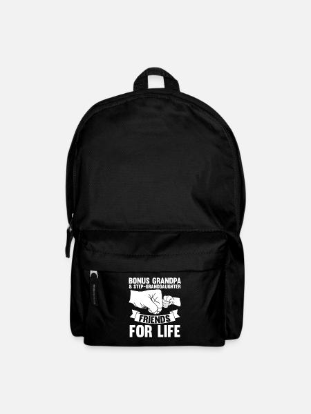 Stief-Opa Bonus-Opa Stief-Großvater Geschenk - Rucksack - Schwarz