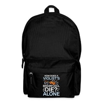 How Does A Violist's Brain Cell Alone - Rucksack - Schwarz - Vorne