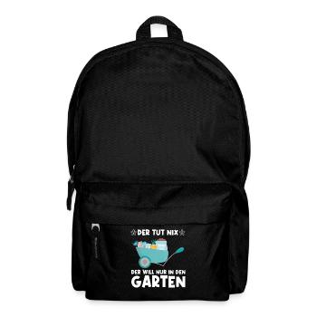 Garten Pflanze Gärtnerei Geschenk - Rucksack - Schwarz - Vorne