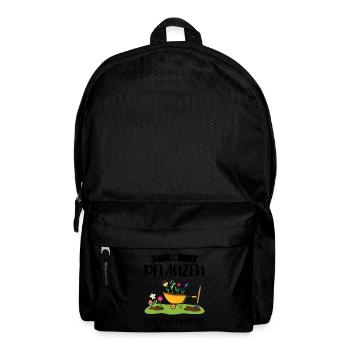 Garten Pflanze Gartenarbeit Geschenk - Rucksack - Schwarz - Vorne