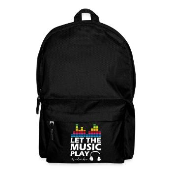 Let The Music Play - Backpack - black - Front