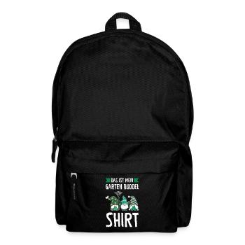 Garten-arbeit Gnome Pflanzen Geschenk - Rucksack - Schwarz - Vorne