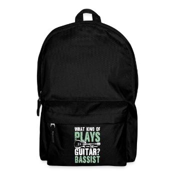 What Kind Of Plays The Guitar BASSIST - Rucksack - Schwarz - Vorne