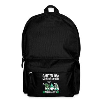 Garten Opa Gnome Gärtnerei Geschenk - Rucksack - Schwarz - Vorne