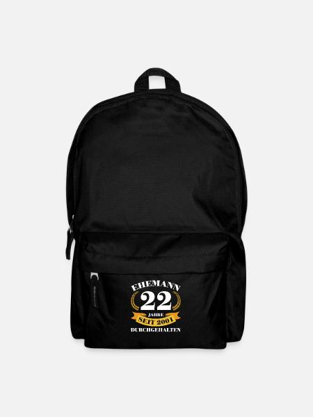 22. Hochzeitstag Ehemann Bronzehochzeit Geschenk - Rucksack - Schwarz