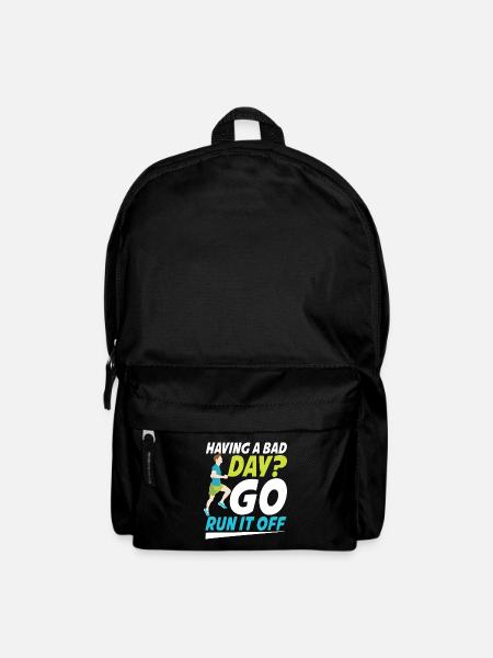 Having A Bad Day Go Run It Off für einen Jogger - Rucksack - Schwarz