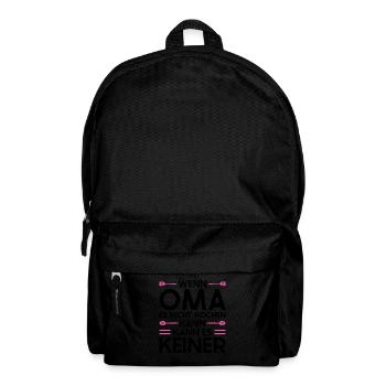 Grossmutter Oma Omas Geschenk - Rucksack - Schwarz - Vorne