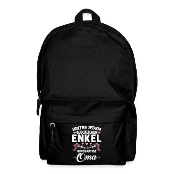 Grossmutter Oma Omas Geschenk - Rucksack - Schwarz - Vorne