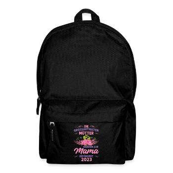 Mutter Mama Tochter Geschenk - Rucksack - Schwarz - Vorne