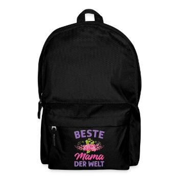 Mutter Mama Tochter Geschenk - Rucksack - Schwarz - Vorne