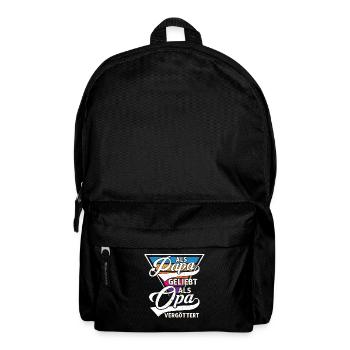 Grossvater opa Opas Geschenk - Rucksack - Schwarz - Vorne