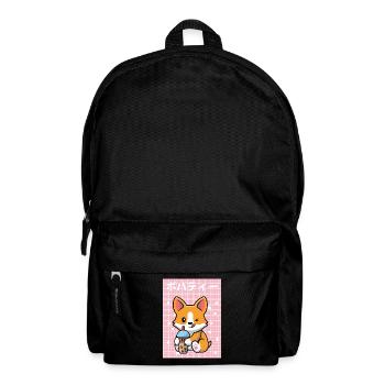 Cottagecore Ästhetisch Otaku Anime Japanisch Milch - Rucksack - Schwarz - Vorne