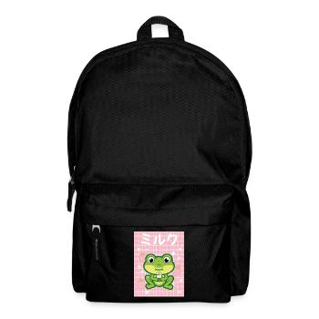 Cottagecore Erdbeermilch Otaku Anime Japanischer M - Rucksack - Schwarz - Vorne