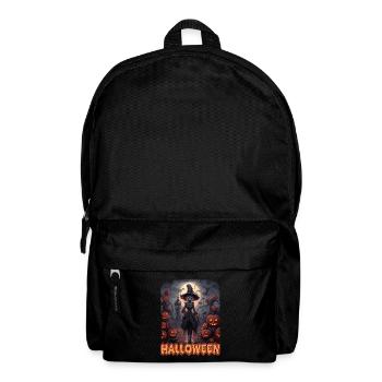 Bad Pumpkin Böser Kürbis Halloween - Rucksack - Schwarz - Vorne