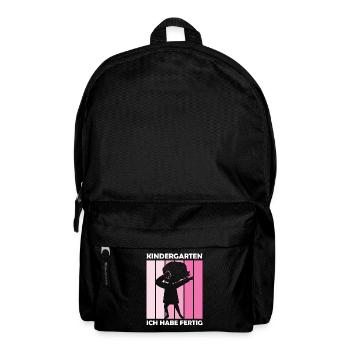 Kindergarten Dabbing Kita-Abgänger Geschenk - Rucksack - Schwarz - Vorne