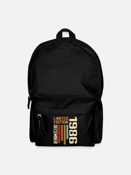 Décembre 1986 - 1986 Décembre - Sac à dos - noir