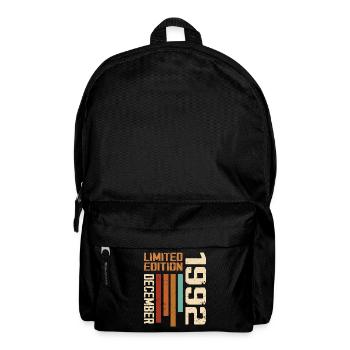 Dezember 1992 - 1992 Dezember - Rucksack - Schwarz - Vorne
